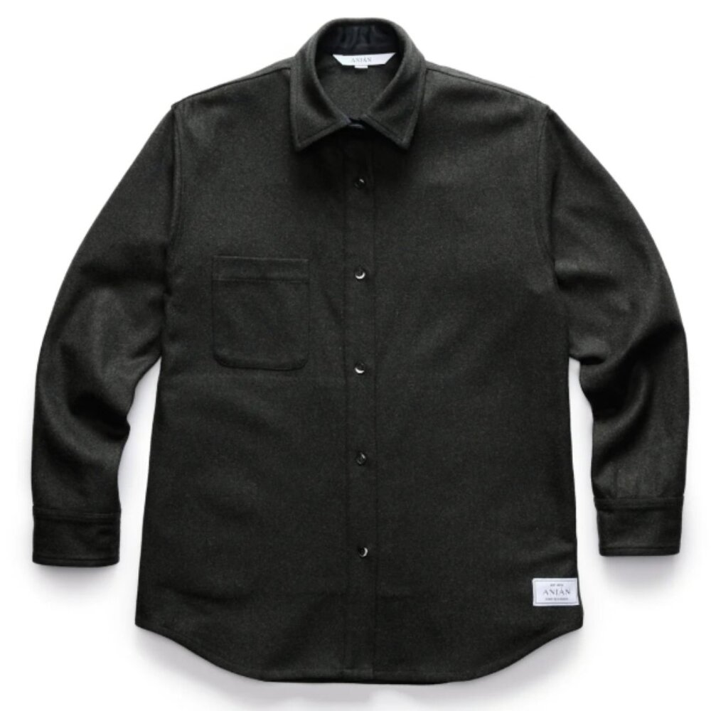 Lightweight Melton Wool (400GSM) Relaxed Olive XXL